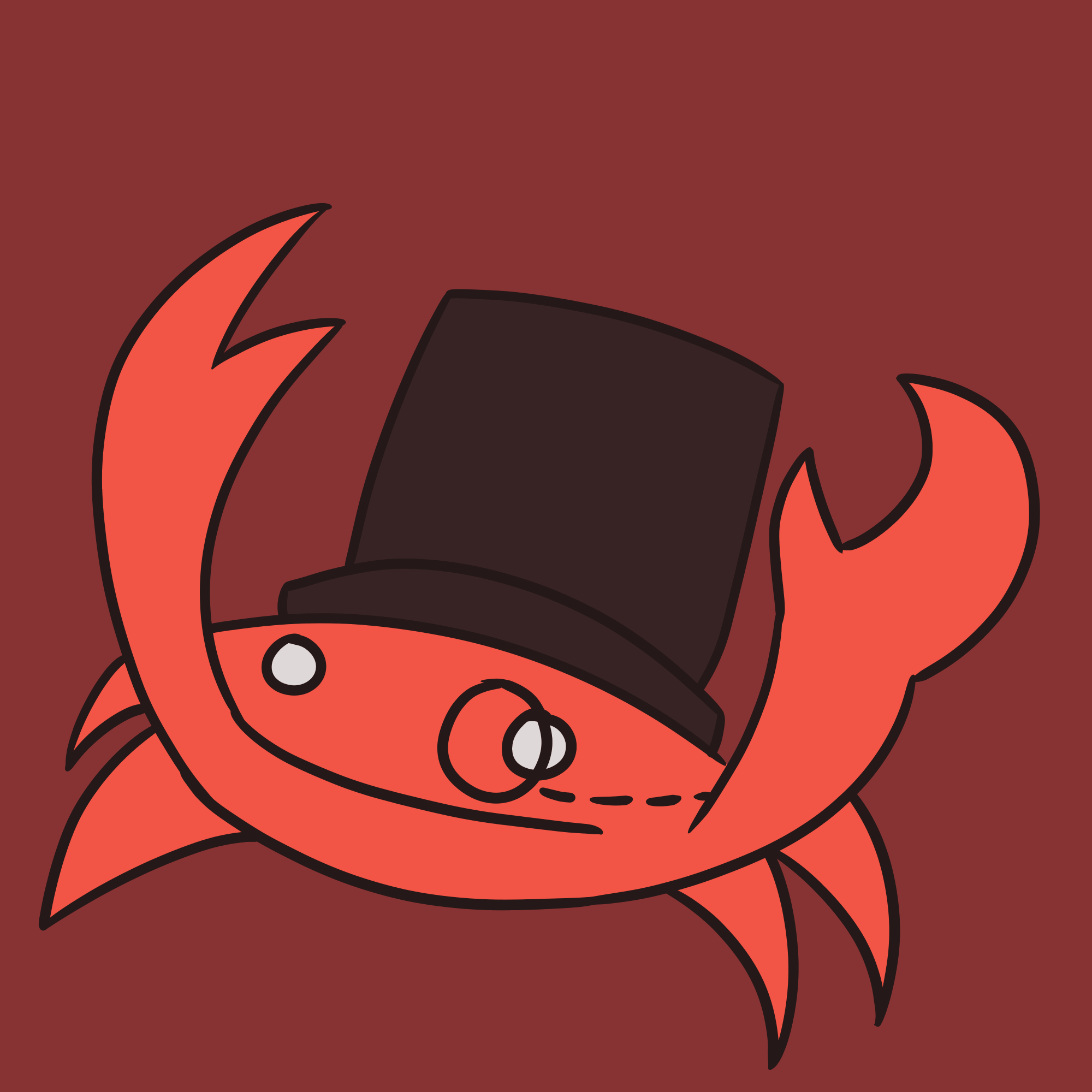 Scrabby with a red background