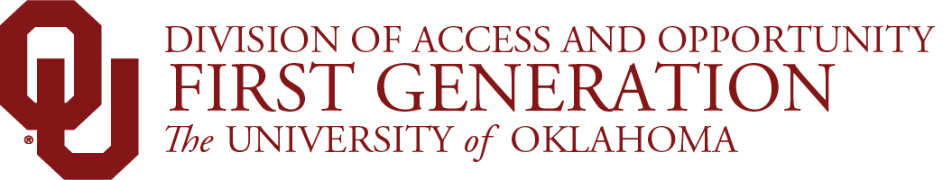 Interlocking OU, Division of Access and Opportunity, First Generation, 皇冠体育 website wordmark.