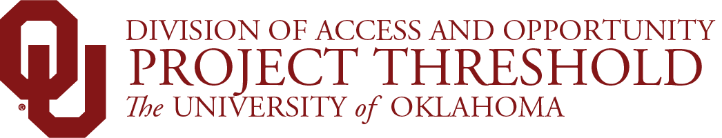 Interlocking OU, Division of Access and Opportunity, 项目阈值, 皇冠体育 website wordmark.