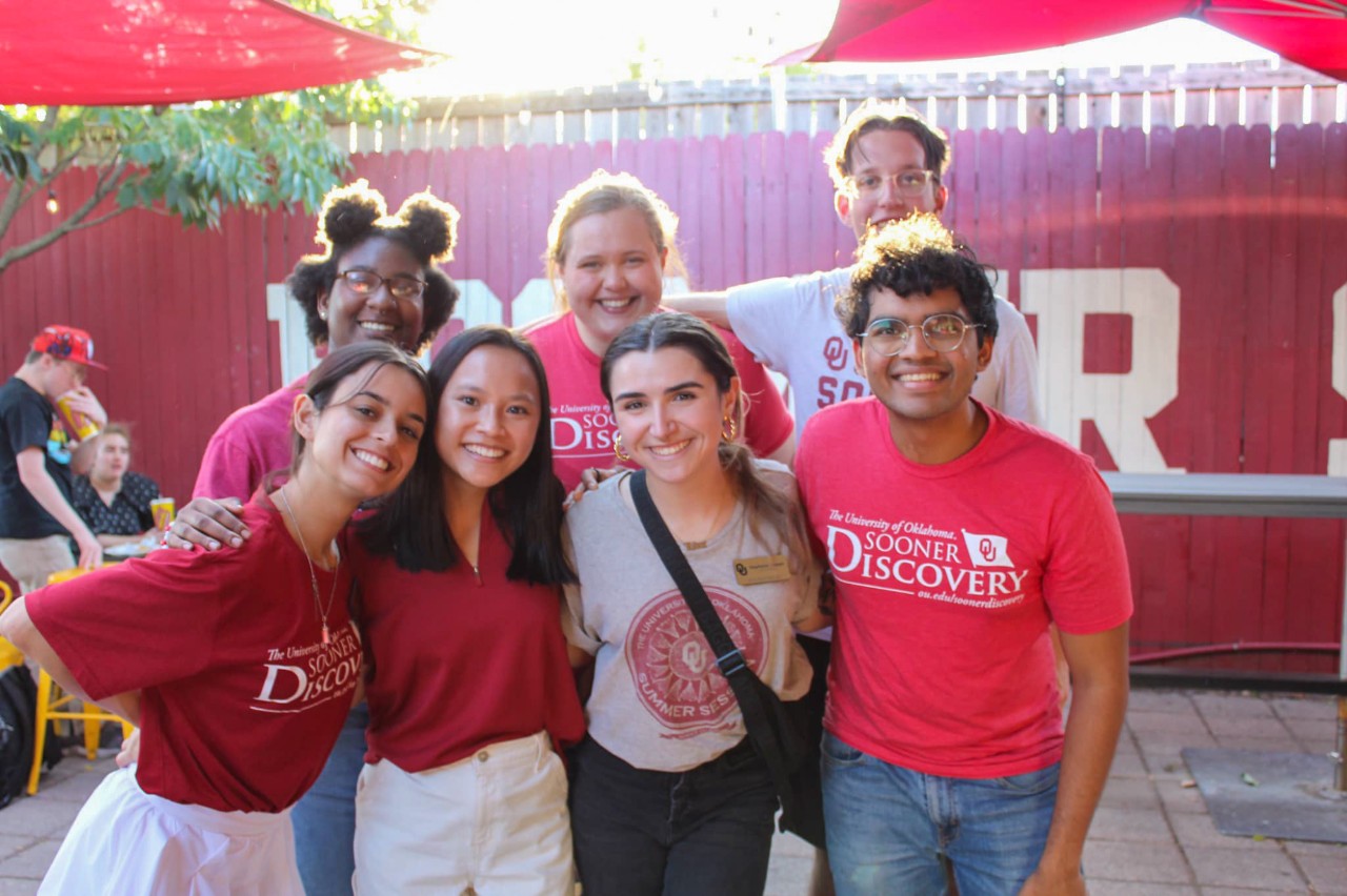 Group of students hanging out
