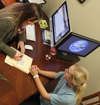 Amy Ashley, advising November 2013 academic advisor at university college