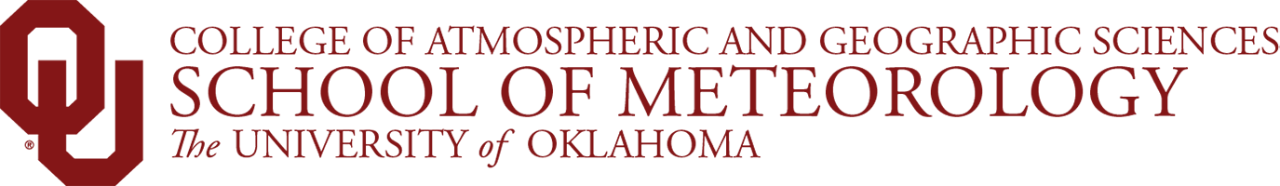 Interlocking OU, College of Atmospheric and Geographic Sciences, 气象学院, 皇冠体育 website wordmark.