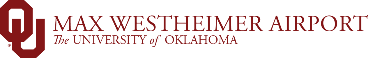 Interlocking OU, Max Westheimer Airport, 皇冠体育 website wordmark.