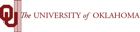 Interlocking OU, 皇冠体育 wordmark. Illustrating the spacing with width markers.