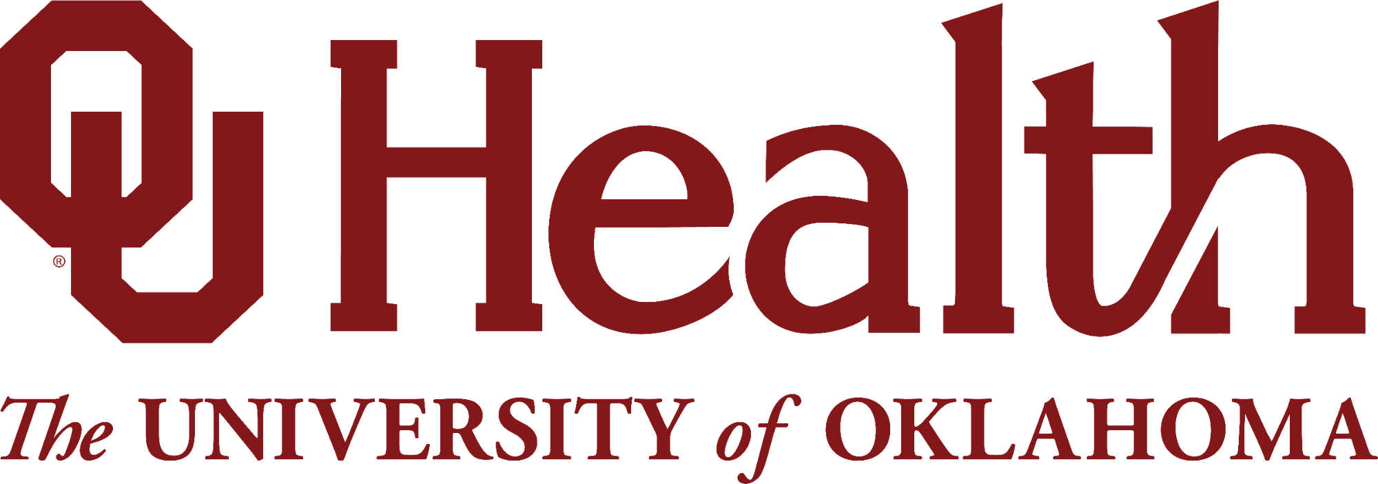 Interlocking OU, 皇冠体育 Health wordmark.