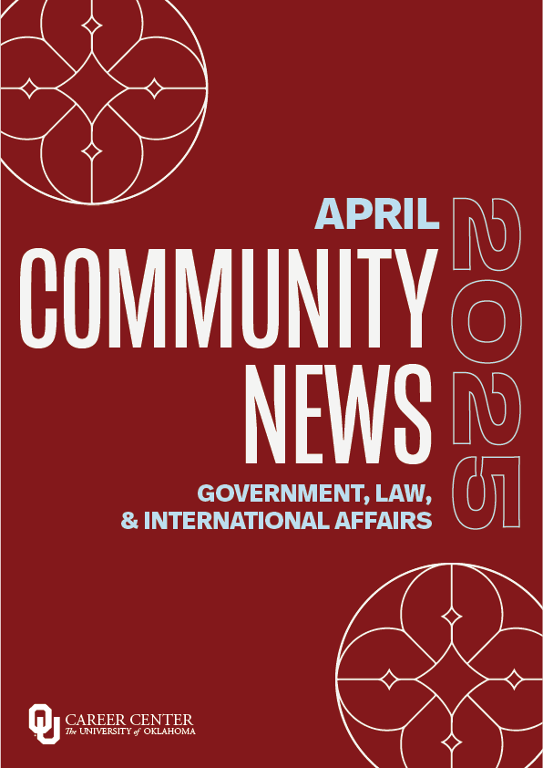 government, law, and international affairs community news august 2025