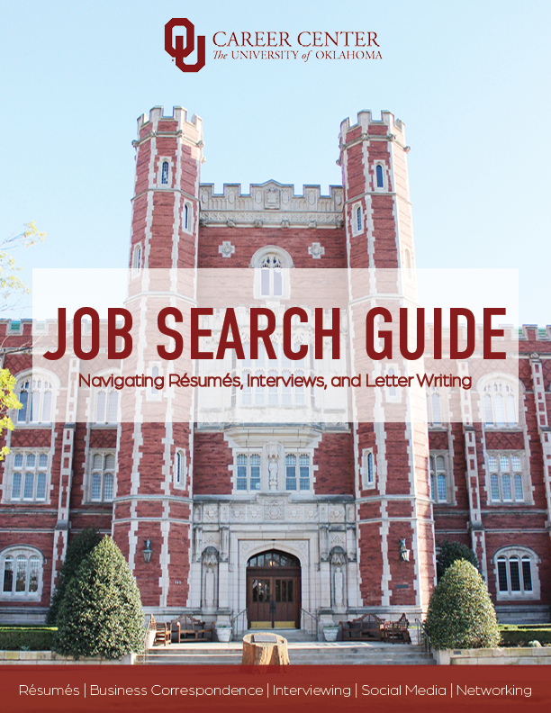 OU Career Center Job Search Guide  Navigating Resumes Interviews and Letter Writing 