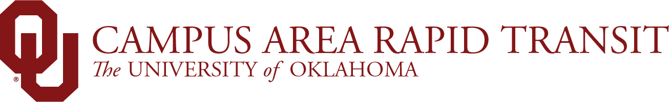 Interlocking OU, Campus Area Rapid Transit, 皇冠体育 website wordmark.