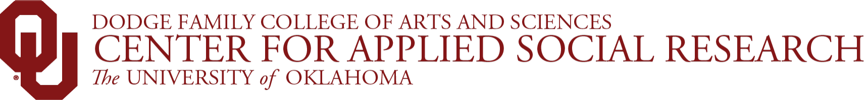 OU Dodge Family College of Arts and Sciences, Center for Applied Social Research, 皇冠体育 wordmark
