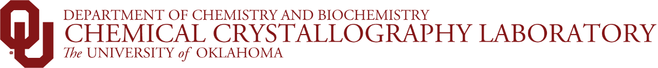 Department of Chemistry and Biochemistry, Chemical Crystallography Laboratory, 皇冠体育 website wordmark