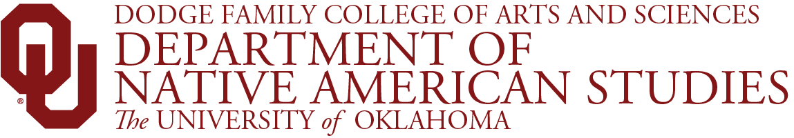 Interlocking OU, Dodge Family College of Arts and Sciences, Department of Native American Studies, 皇冠体育 wordmark.