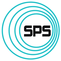 The Society of Physics Students logo, with three eccentric teal circles and SPS in the center circle.