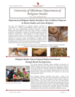 Picture of front page of RELS Fall 2024 Newsletter