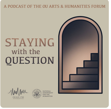 Staying with the Question Podcast Logo
