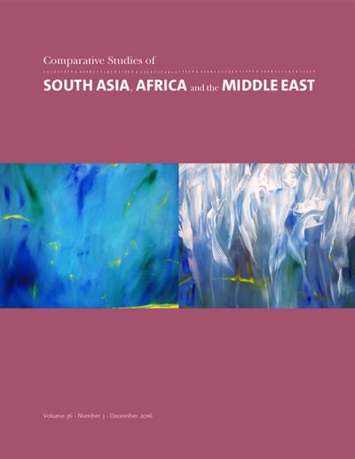 Comparative Studies of South Asia, Africa, and the Middle East