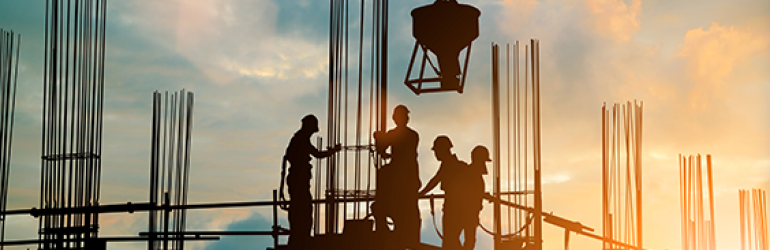 Civil Online Civil engineers on building site