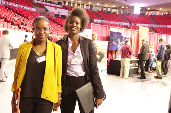 Students attending career Fair