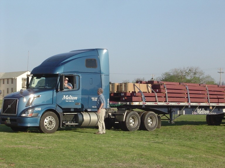 Building Materials Arrive!
