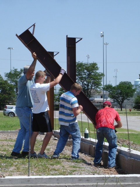 Placing a column for the shrinkage and curling lab