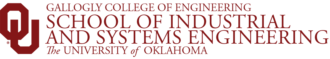 Interlocking OU, Gallogly College of Engineering, School of Industrial and Systems Engineering, 皇冠体育 website wordmark..