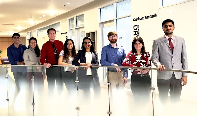 Group of Students in Gallogly Hall