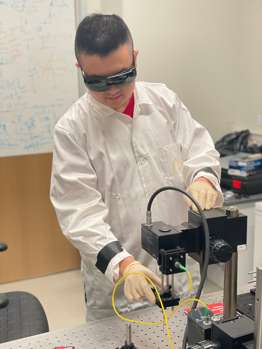 Doctoral student Chen Wang