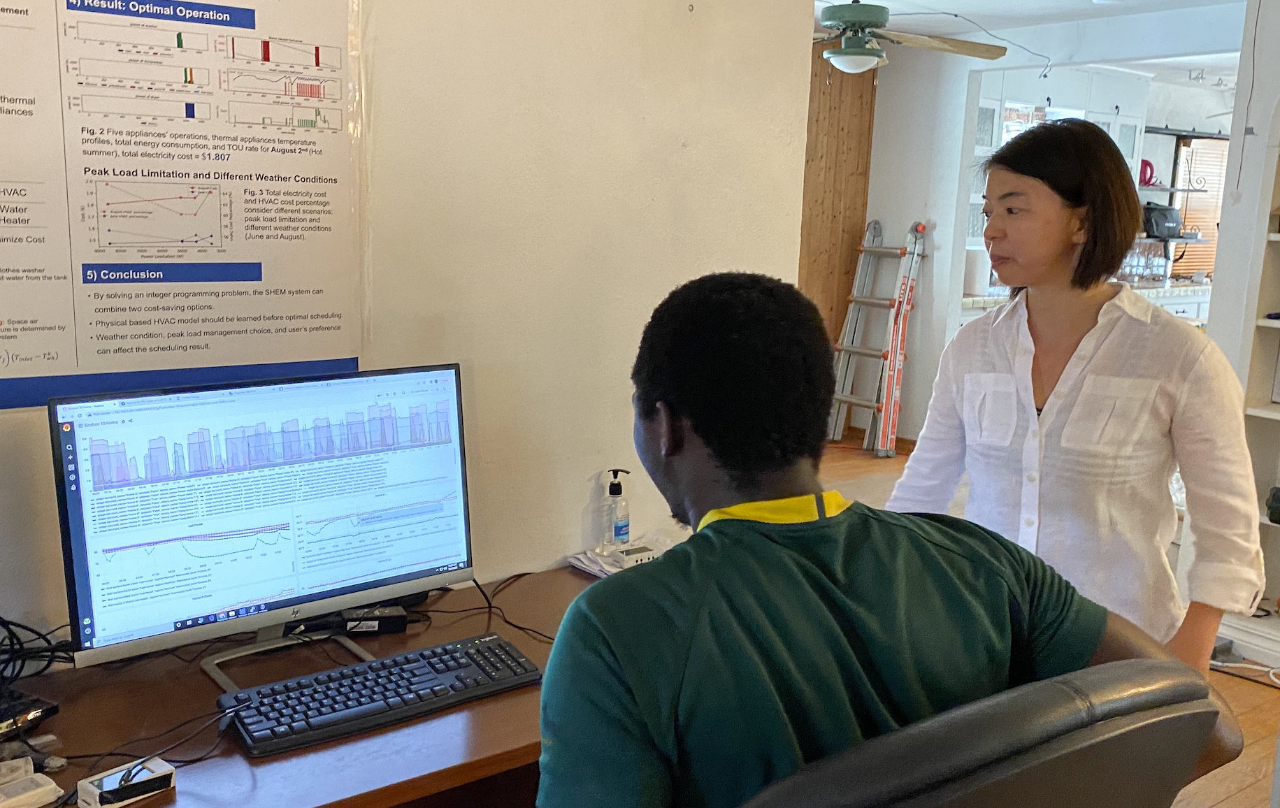 Dr Song and Student Researcher