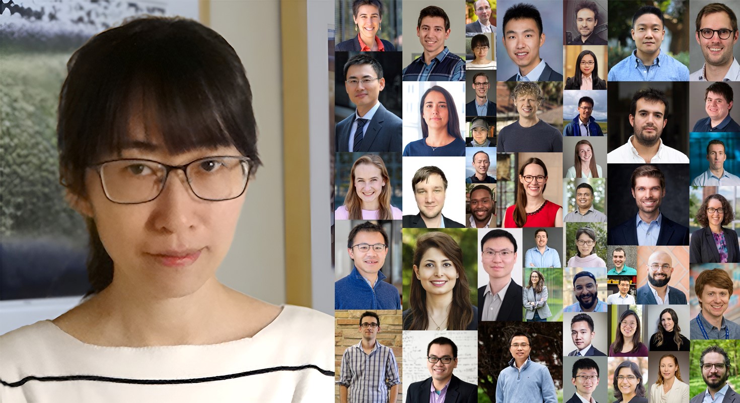 Bihui Zhu, left, and 47 recipeients of the 2024 Young Investigator Program.