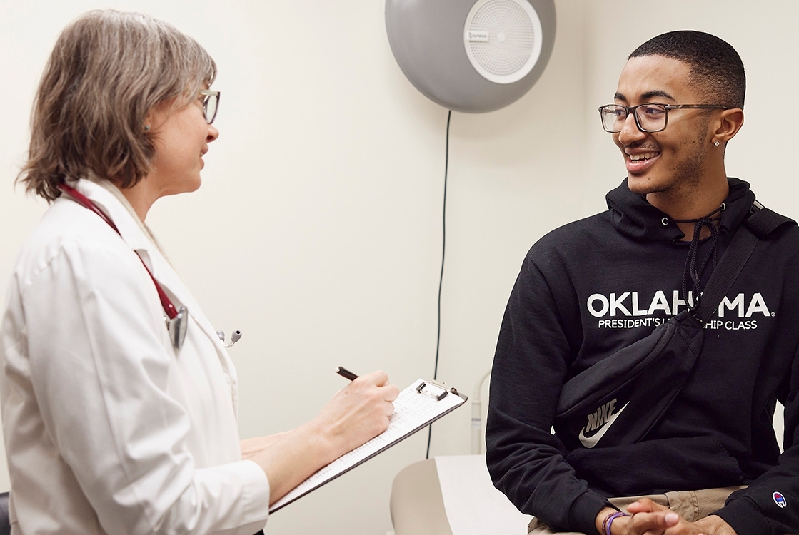 Student at the Goddard Health Center