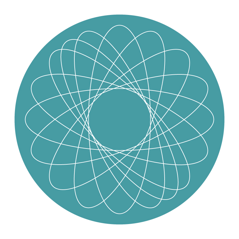 Spiral line design.