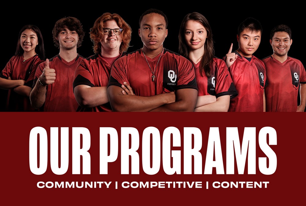 Collage of OU ECCI students to promote our programs in community, competition, and creative content..