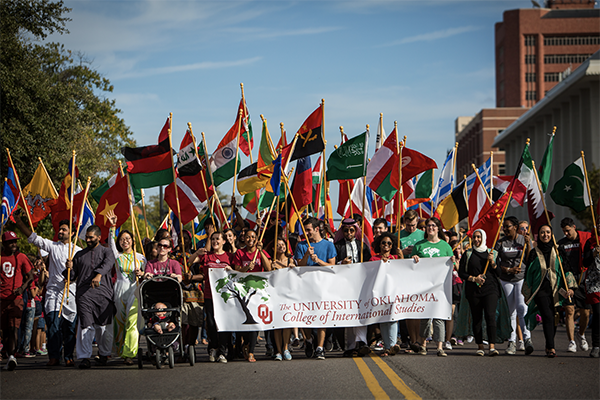 College of International Studies parade.