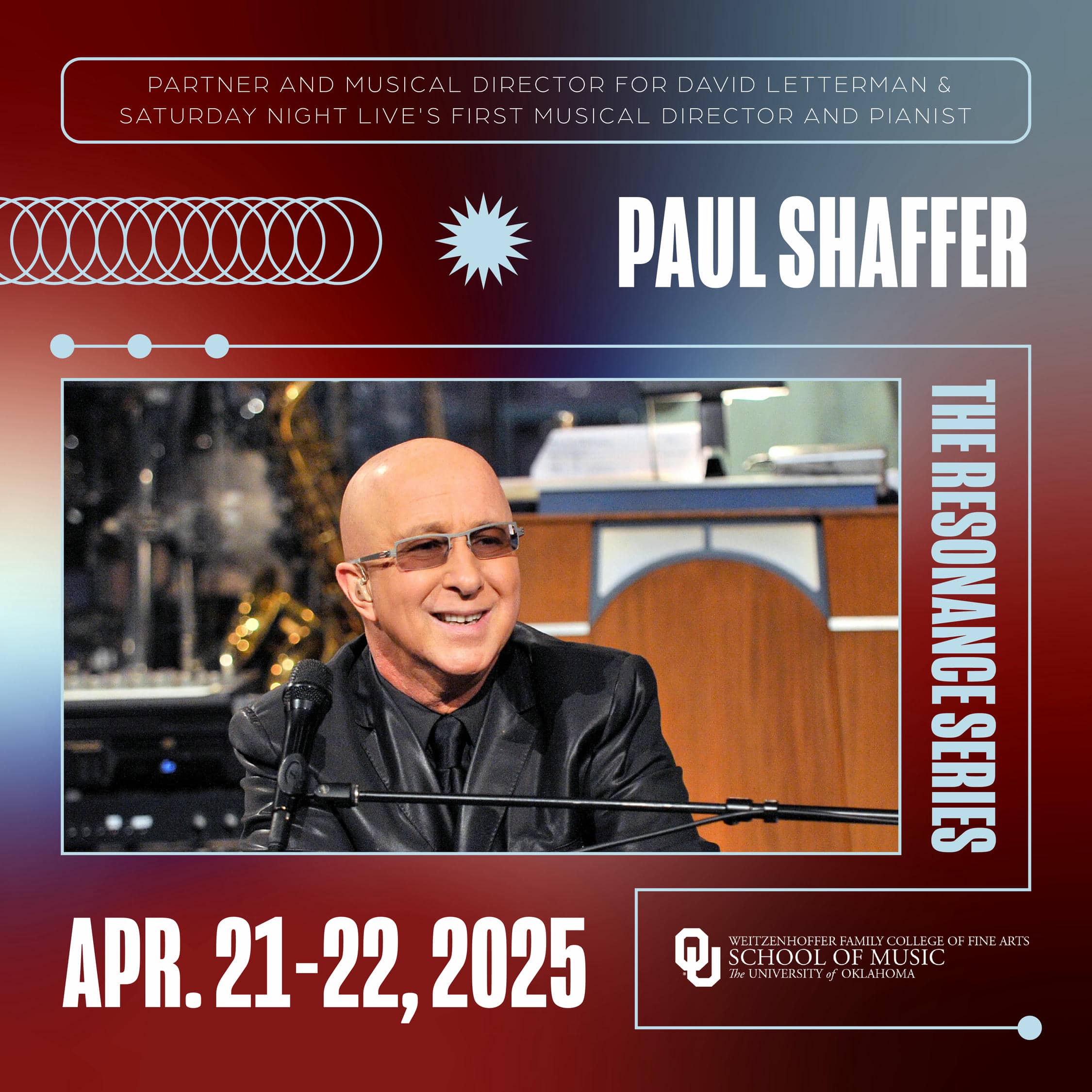 Paul Shaffer resonance flyer April 21-22