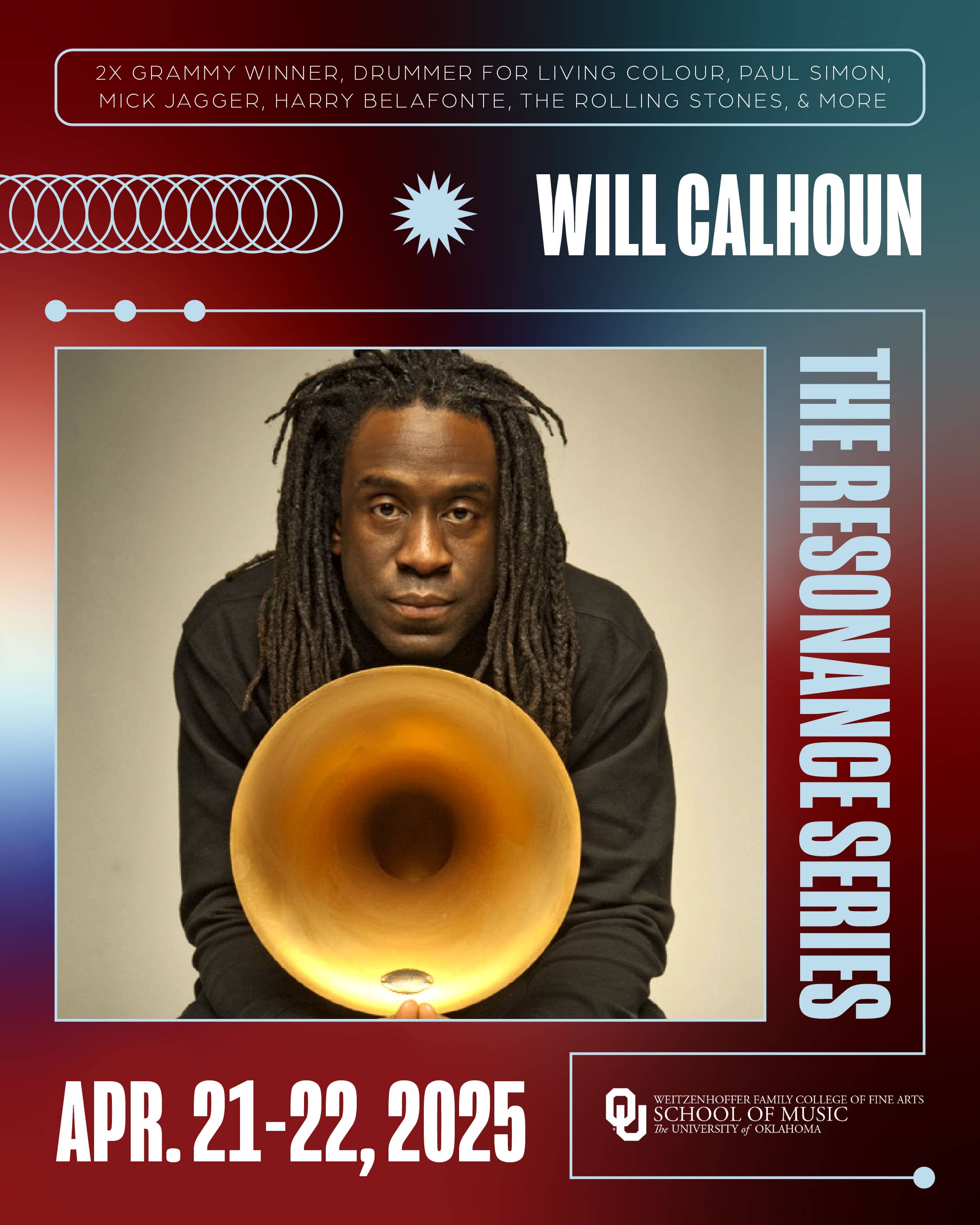 Will Calhoun resonance flyer April 21-22
