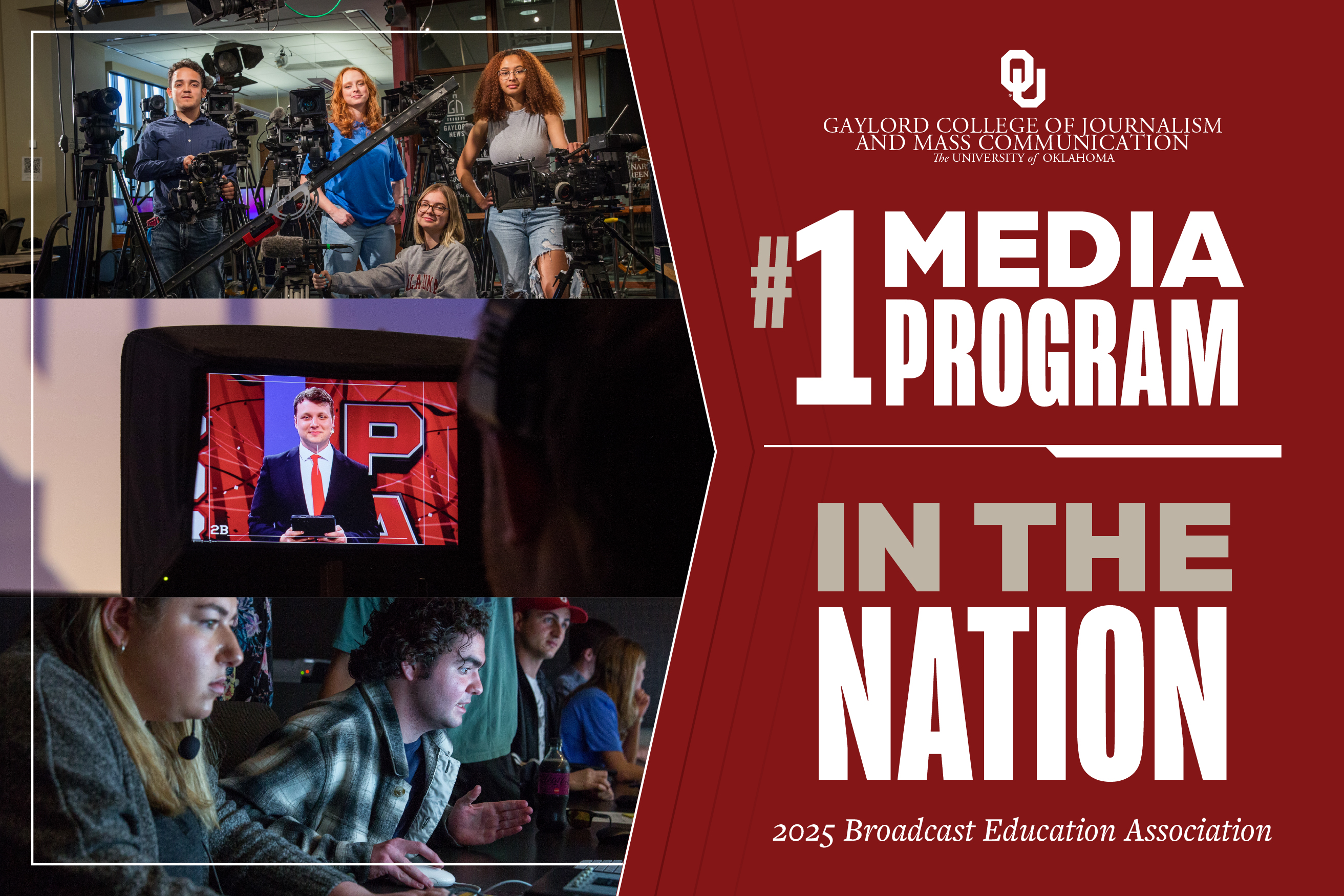A graphic that reads "#1 Media Program in the Nation".