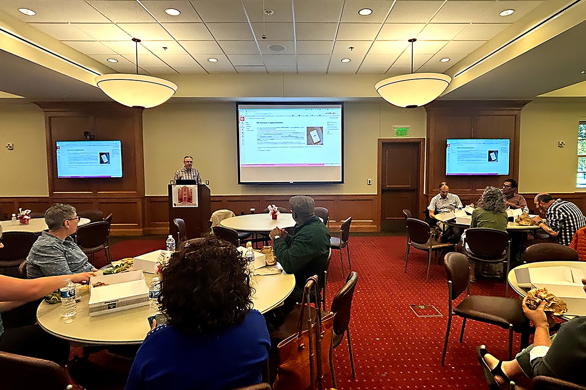 Sam Huskey shares insights to CoP attendees
