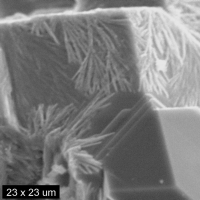 Cuprite at 3000 times magnification