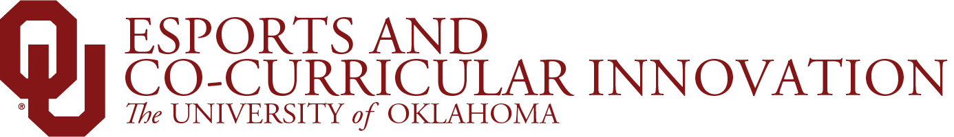 Interlocking OU, Esports and 课外学习创新, 皇冠体育 website wordmark.