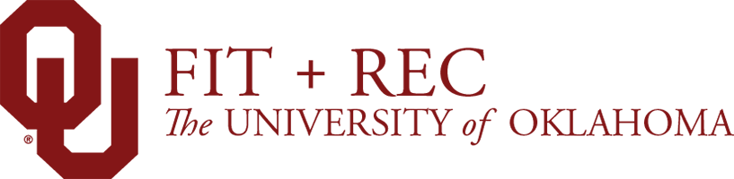 Interlocking OU, Fit + Rec, 皇冠体育 website wordmark.