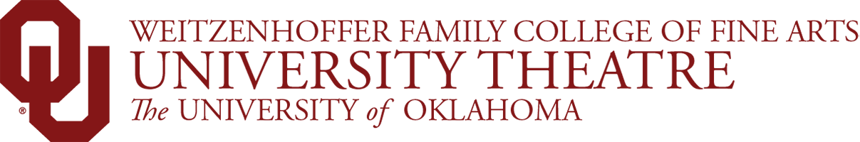 Interlocking OU, Weitzenhoffer Family College of Fine Arts, 大学剧院, The University of Oklahoma website wordmark.