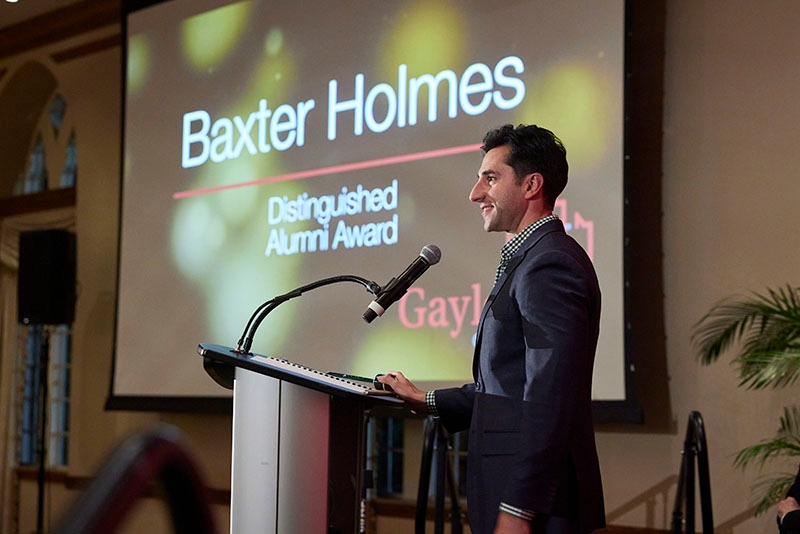 Baxter Holmes during 2023 Evening of Celebration.