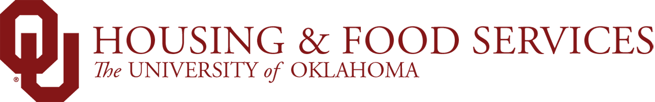 Interlocking OU, Housing & Food Services, 皇冠体育 website wordmark.