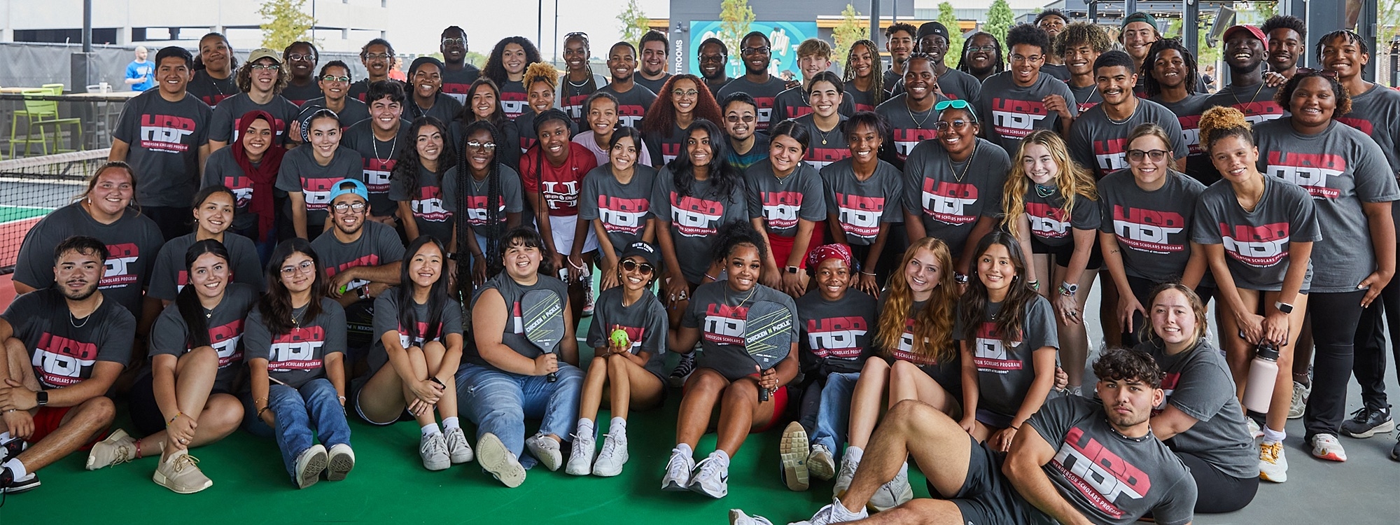 HSP Scholar group photo at a retreat. 