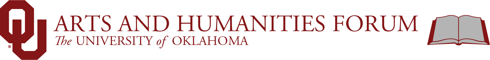 OU Arts and Humanities Forum, The University of Oklahoma logo