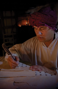 Still image grab from film documentary Searching for Sequoyah (film) by Joshua Nelson.