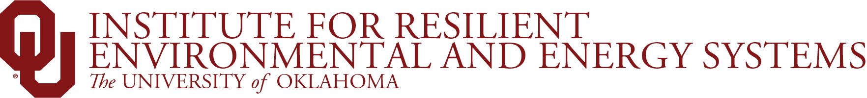 OU Institute for Resilient Environmental and Energy Systems, 皇冠体育 website wordmark