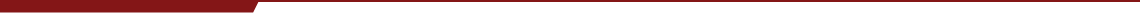 Stylized crimson line.