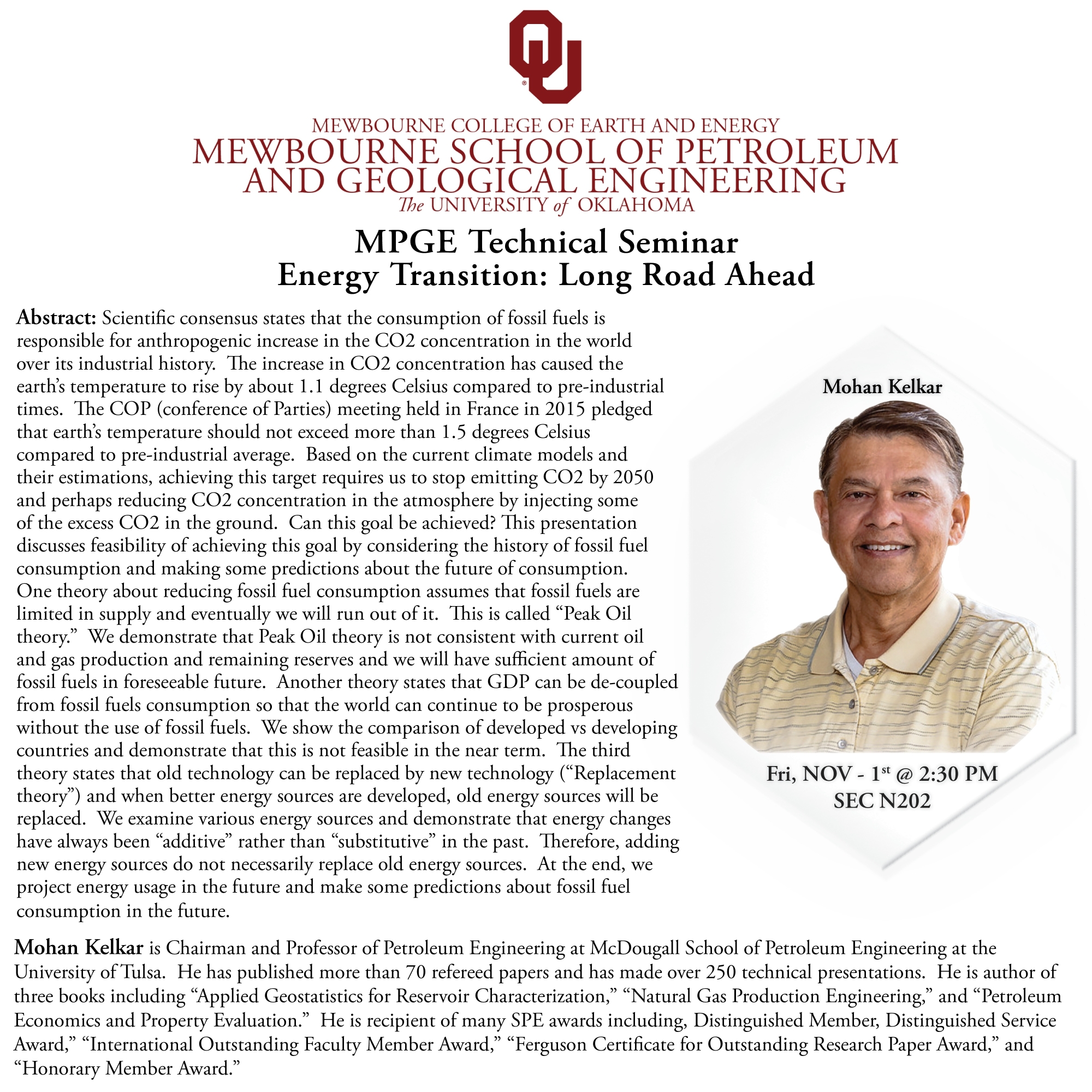 Bi-Weekly MPGE Technical Seminar Series