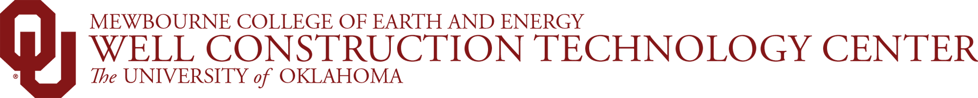 Interlocking OU, Mewbourne College of Earth and Energy, 建井技术中心, 皇冠体育 website wordmark.