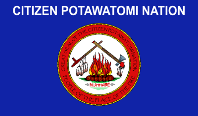 Absentee Shawnee Tribe of Oklahoma, LI-SI-WI-NWI-Absentee Shawnee flag